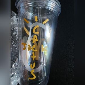Travis Scott x McDonald’s • Plastic Tumbler with Straw • New • sold out